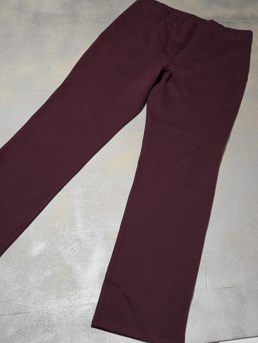 Quince Wide-Leg Pull-On Pants - Wine WITH BELT LOOPS NWOTS